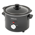 Cookworks Black Compact slow cooker
