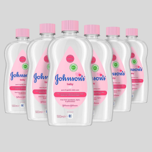Johnson's baby oil 6x500ml