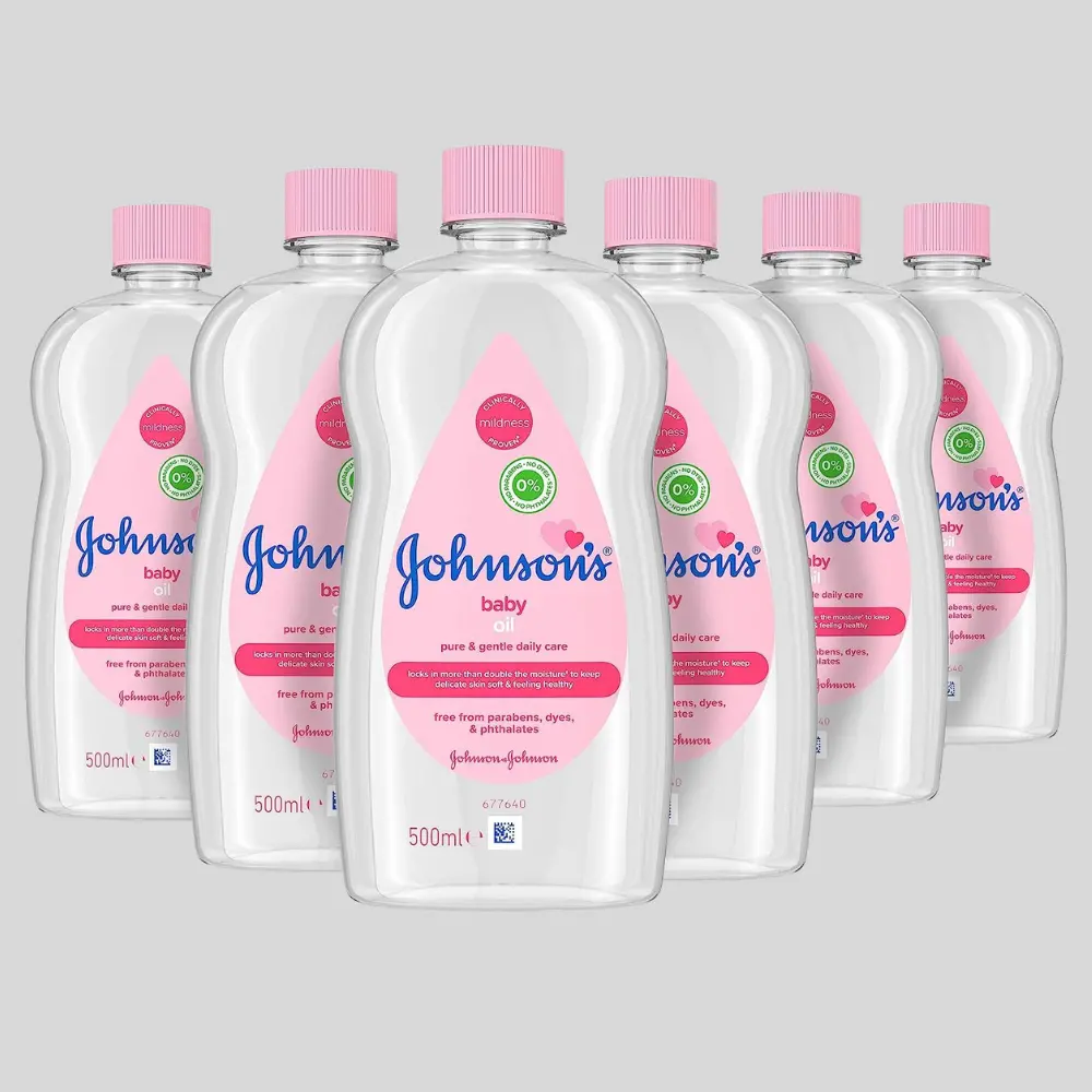 Johnson's baby oil 6x500ml