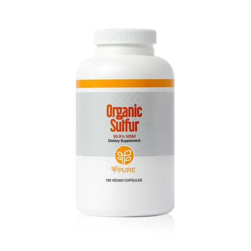 "PURE ORGANIC SULFUR" dietary supplement