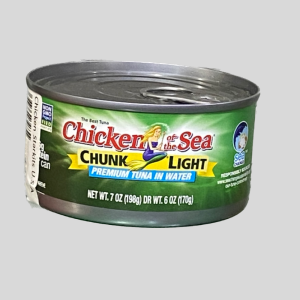 Chicken of the Sea Chunk Light Premium Tuna in Water.