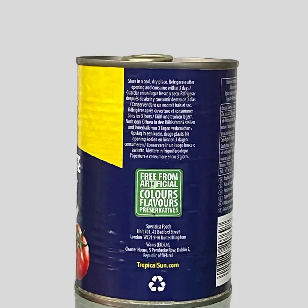 Tropical Sun Tomato Paste Double Concentrated 410g