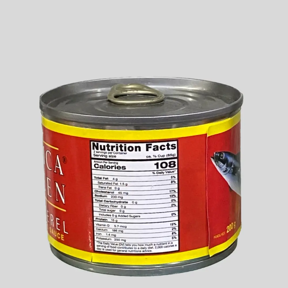 Africa Queen Mackerel in Tomato Sauce 200g