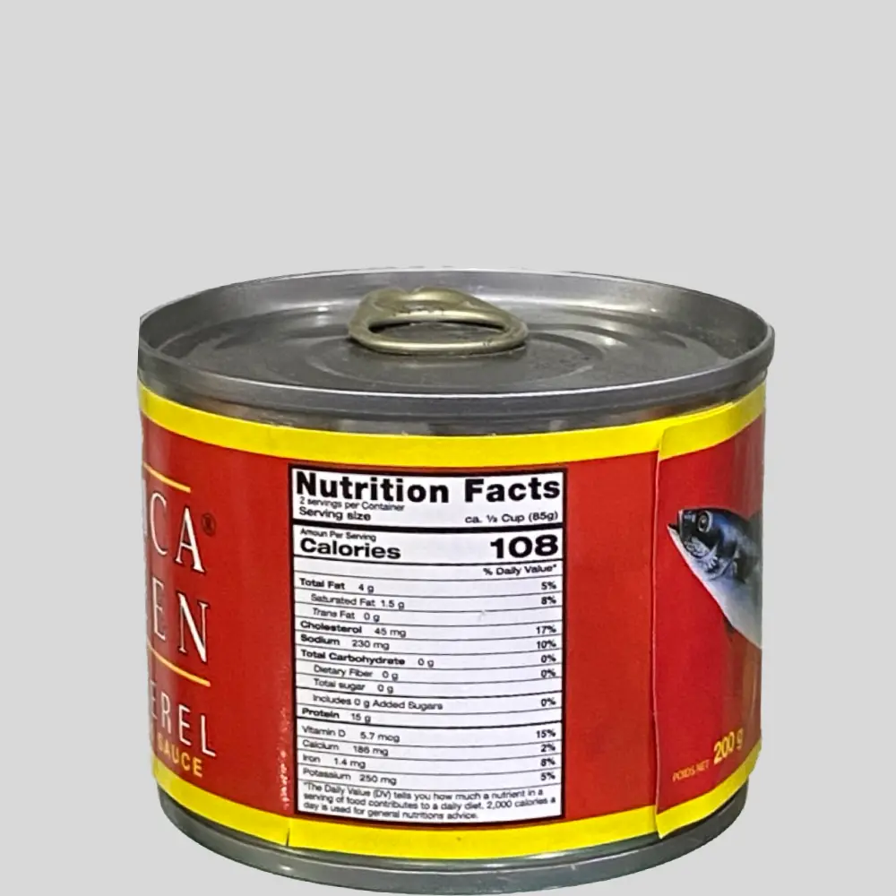 Africa Queen Mackerel in Tomato Sauce 200g