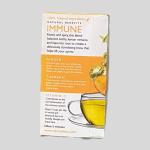 Ahmad Tea Herbal Tea, Lemon, Ginger, Turmeric, & Vitamin C 'Immune' Natural Benefits Teabags, 20 ct (Pack of 1) - Decaffeinated & Sugar-Free