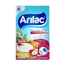 Arilac Instant Infant Cereal with Milk (7 Cereals & Fruits)