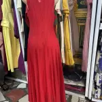 Maxi-Length Flare Dress