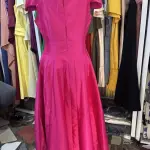 Cap-sleeve, Fit-and-Flare Midi Dress.