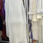 Printed African chiffon kaftan or boubou gown