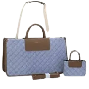 Riva Fashion Printed Denim Handbag