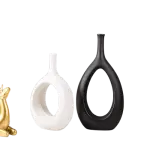 Modern hollow geometric vase