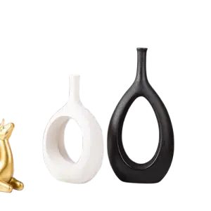 Modern hollow geometric vase