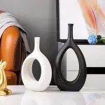 Modern hollow geometric vase