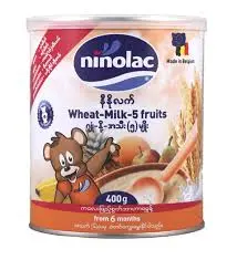 Ninolac Wheat-Milk-5 Fruits baby cereal
