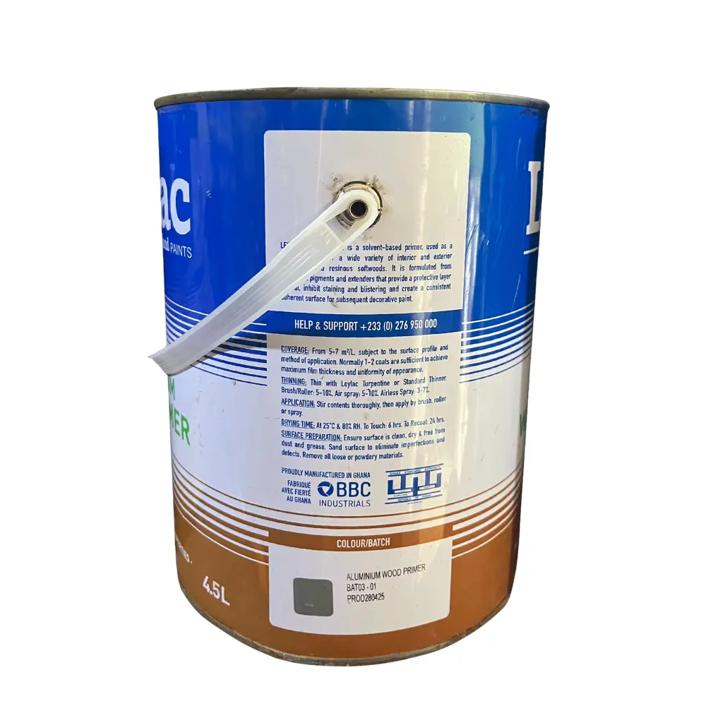 Leylac Aluminum Silver Metallic Finish Paint by Leyland