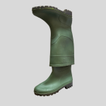 Green Wellington PVC Safety or Work Boots 42-45