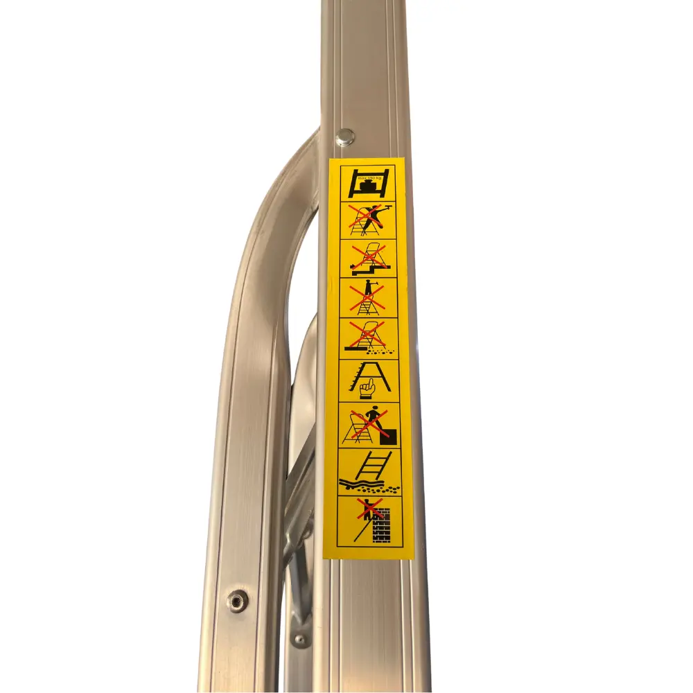 10-STEP ALUMINUM STEP LADDER