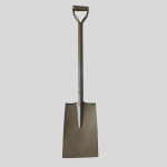 square-point shovel or Flat Shovel (Spade)