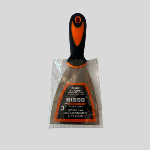 Bisso 3" Chisel Scraper, also known as a putty knife.