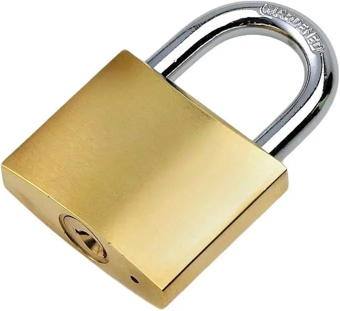 38mm brass padlock