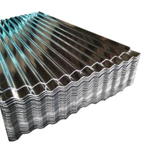 Stack of Corrugated Metal Roofing Sheets ,Galvanized iron (GI) Sheets or Aluzinc sheets