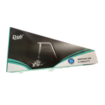 DOLI black shower panel tower system, complete shower tub