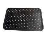 DOLI black shower panel tower system, complete shower tub