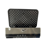 DOLI black shower panel tower system, complete shower tub