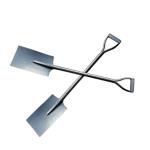 square-point shovel or Flat Shovel (Spade)