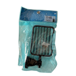 T-UK brand, wall-mounted or faucet-mounted aluminum soap dish or sponge holder.