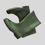 Green Wellington PVC Safety or Work Boots 42-45