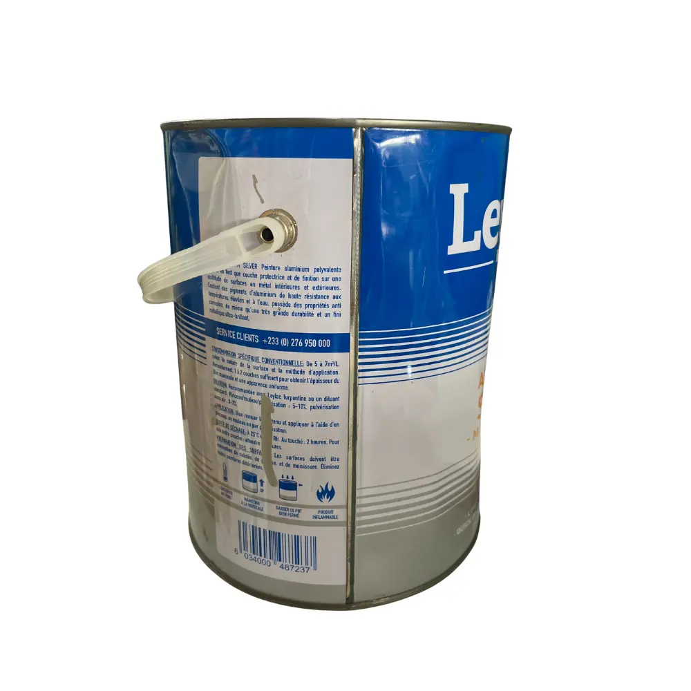Leylac Aluminum Silver Metallic Finish Paint by Leyland