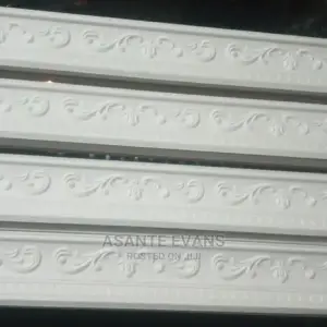 PLASTER OF PARIS ALSO KNOWN AS CROWN MOLDING OR CORNICES