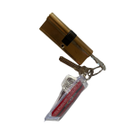 Anti-theft brass door lock cylinder