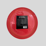 50 red disposable plastic plates 230mm 50pcs