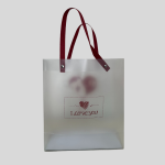 Gift bag witha red heart design and handles. 20PCS
