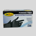 Ever Pack Brand Black Nitrile Gloves 100pcs