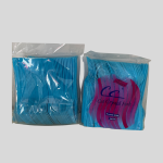 CC-branded "Cut Crystal Fork" plastic forks-Caribbean Blue Plastic Forks 100 pieces