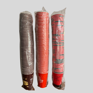 Disposable Paper Coffee and Wine Cups 50Pcs