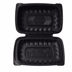 Nice Choice Microwavable MFPP Hinged Lid Container. 6.1*9*3.25 50pcs