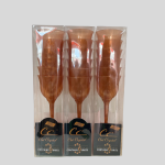 Disposable Plastic Champagne Flutes made in a "cut crystal" style 170ml 6units