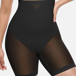 Sexy Sheer Shaping Hi-Waist Thigh Slimmer