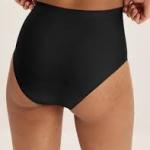 high-waist, seamless, tummy-control briefs