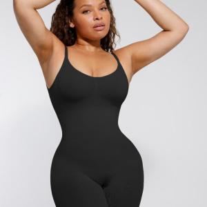Seamless Mid-Thigh Shapewear Bodysuit