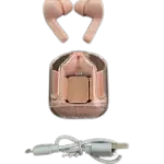 Generic Air 31 , Ultrapods TWS wireless earbuds in a transparent charging case.