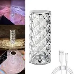 Crystal Diamond Table Lamp