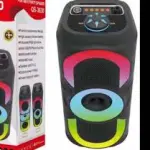 Oudiobop Portable wireless party speaker with RGB LED lighting