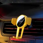 Generic Automatic Smart Sensor Car Wireless Phone Charger in gold