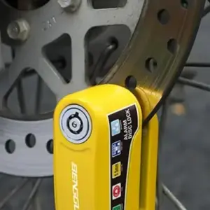 Motorcycle, Bicycle and Heavy-duty Alarm Disc Brake Lock