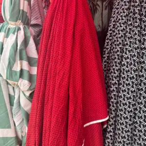 Thrift Cotton or Georgette Material Double Length